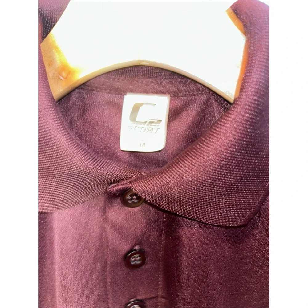 C2 Sport Maroon Youth Medium Polo Shirts- 60 Quantity/ Must By The‎ Case Of 60